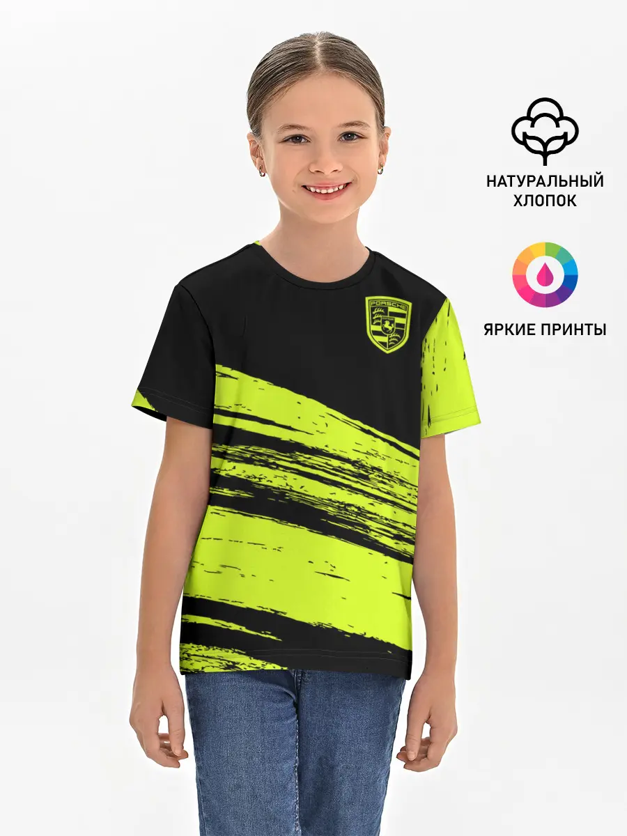 Детская базовая футболка / Porsche