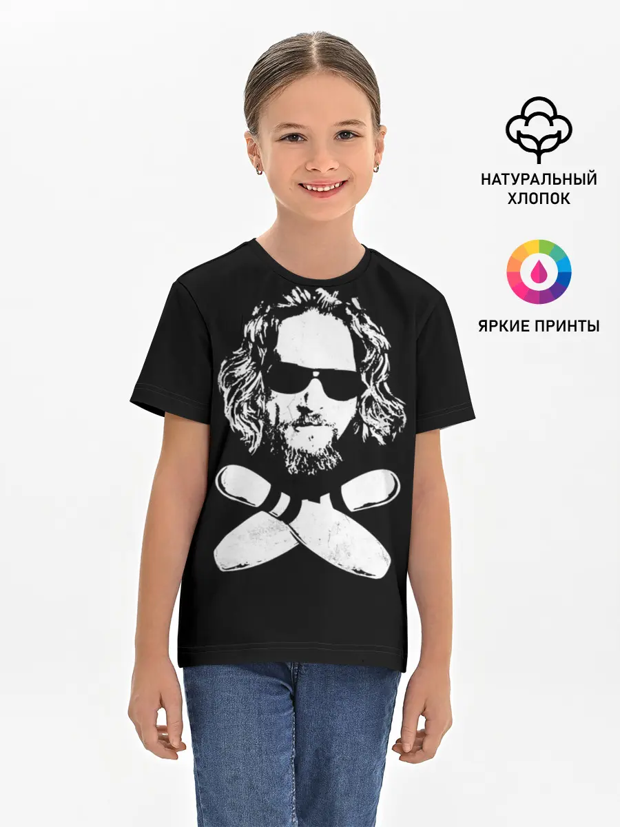 Детская базовая футболка / Большой Лебовски