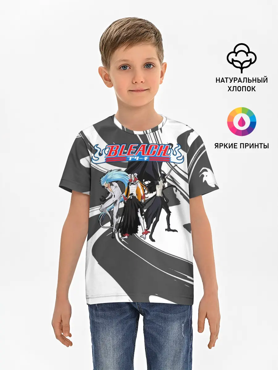 Детская базовая футболка / Блич Манга