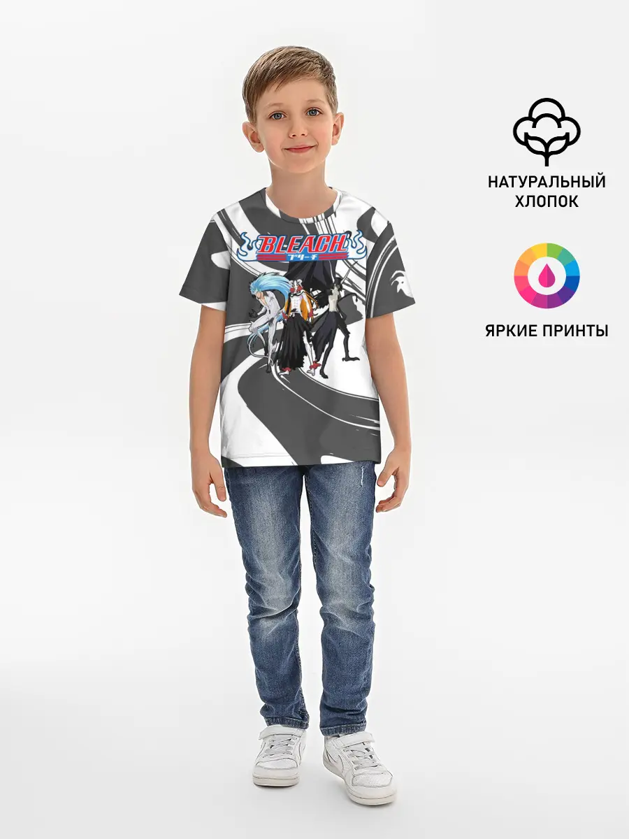 Детская базовая футболка / Блич Манга