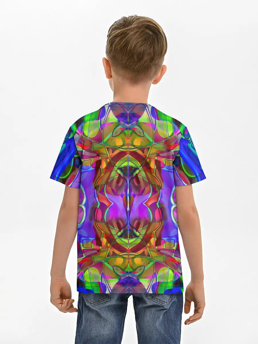 Детская базовая футболка / Психоделика / Абстракция