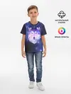 Детская базовая футболка / Космический Волк