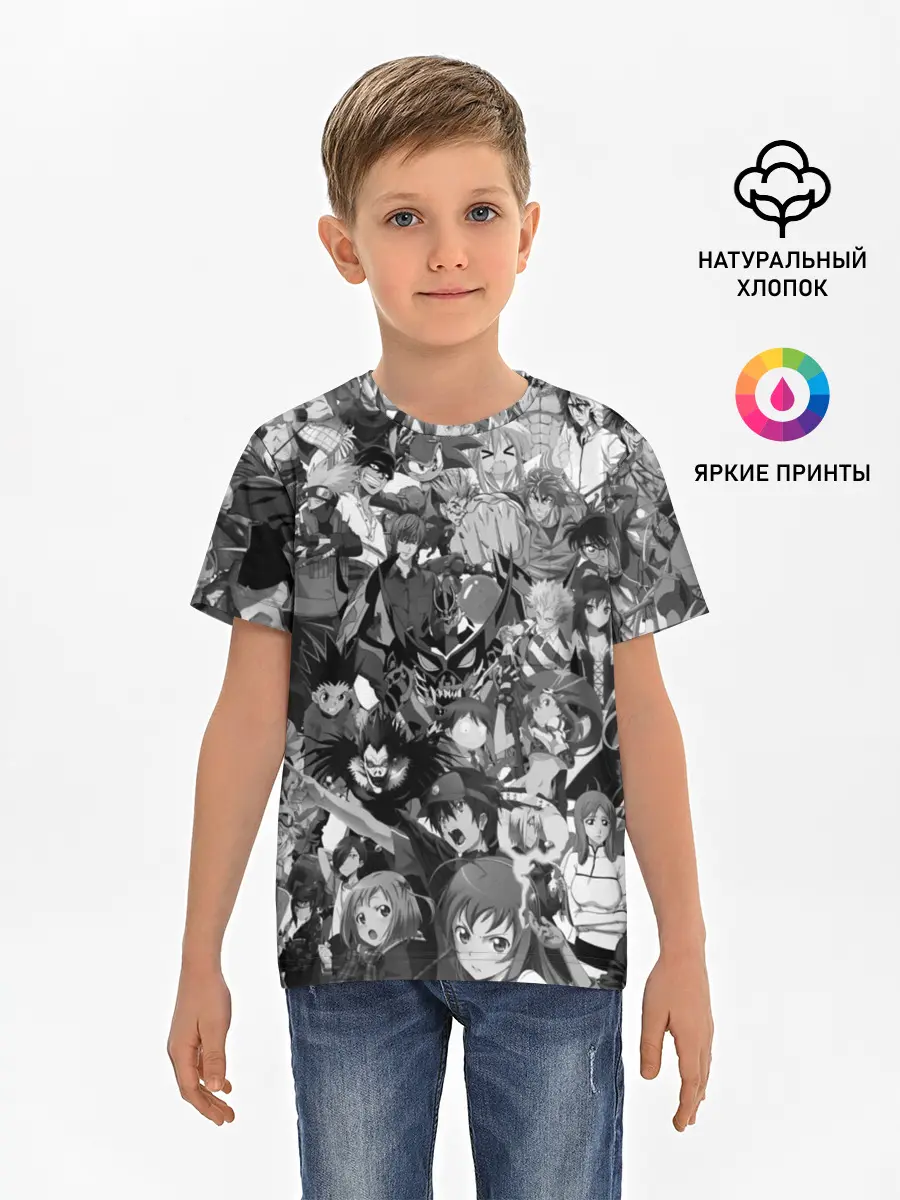 Детская базовая футболка / ANIME HEROES