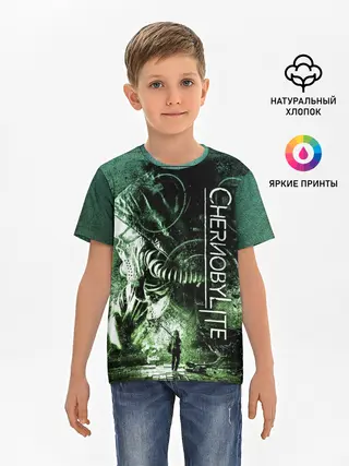 Детская базовая футболка / Chernobylite