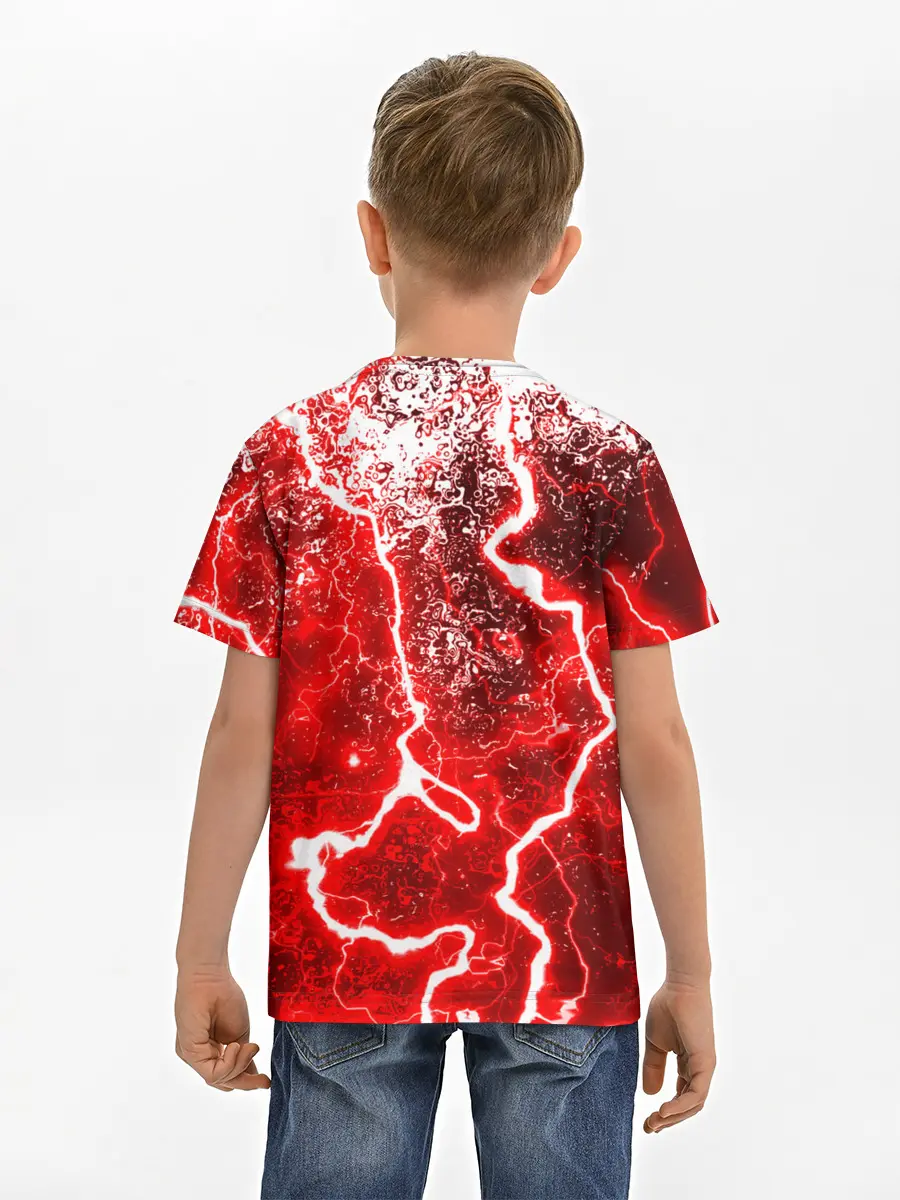 Детская базовая футболка / БРЫЗГИ КРАСОК