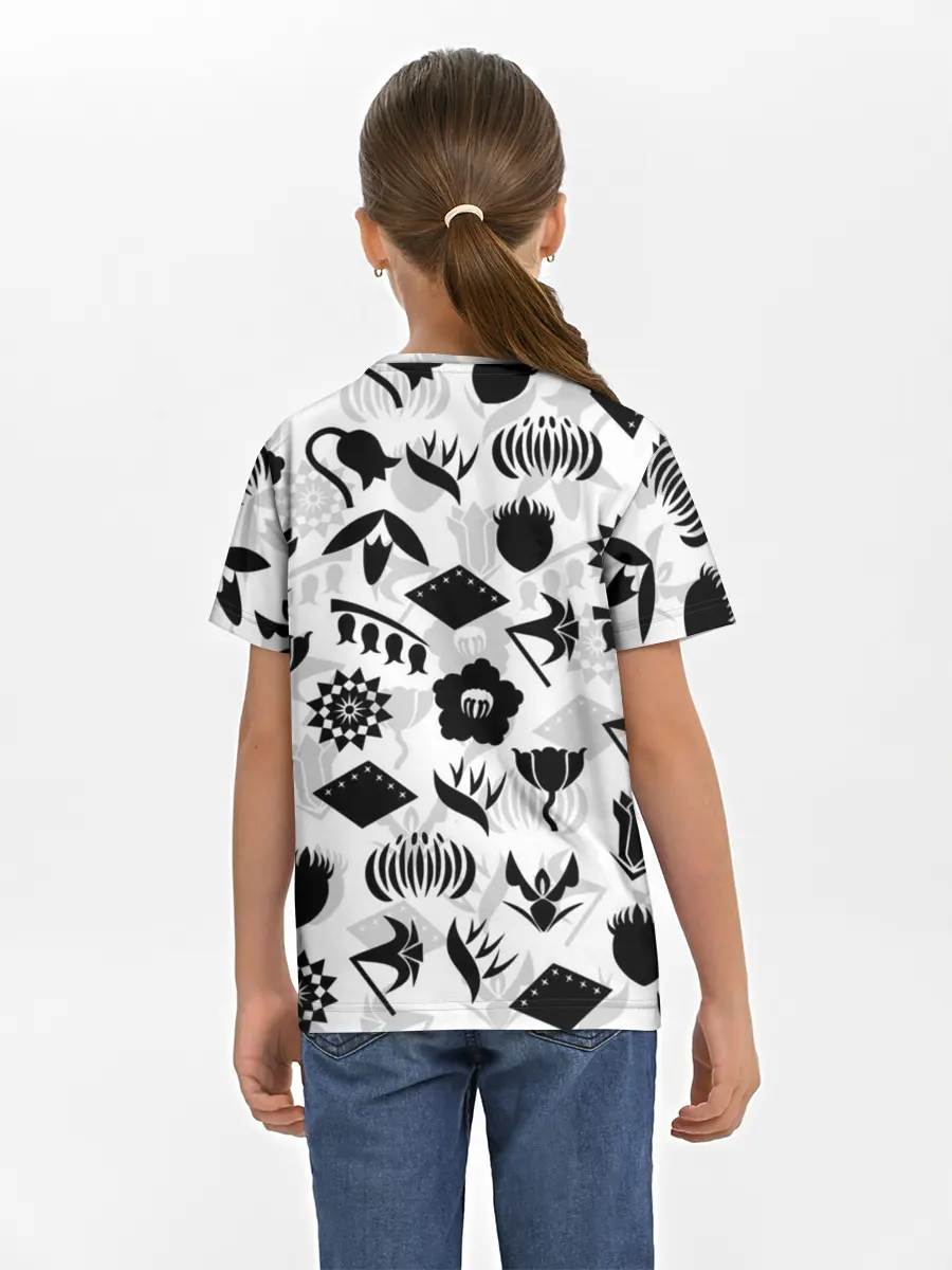 Детская базовая футболка / БЛИЧ КАПИТАНЫ ГОТЕЙ 13 ЭМБЛЕМЫ