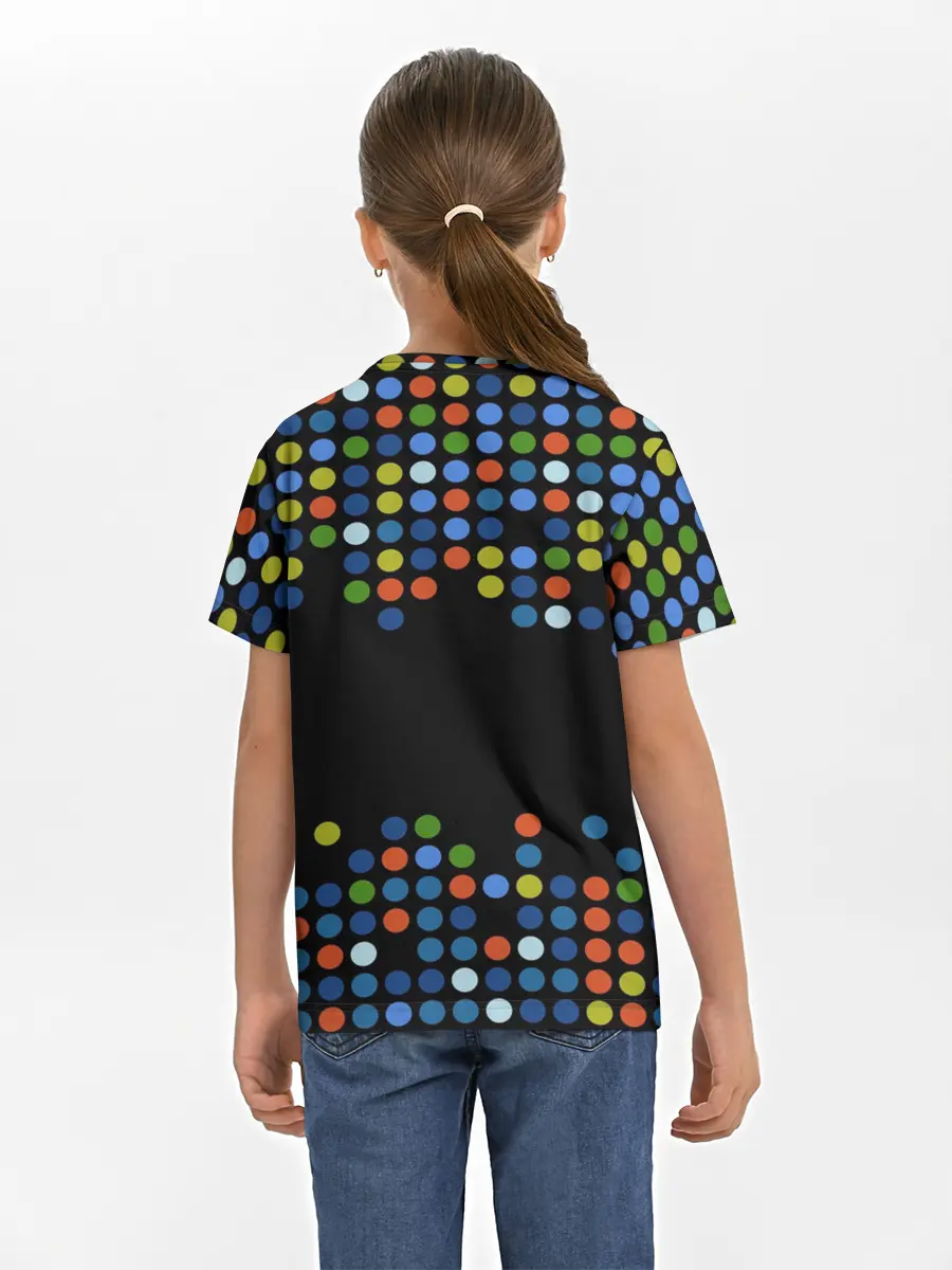 Детская базовая футболка / Динозавр-игрок