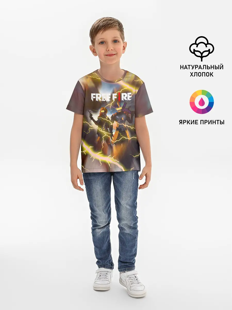 Детская базовая футболка / FREEFIRE | ФРИФАЕР