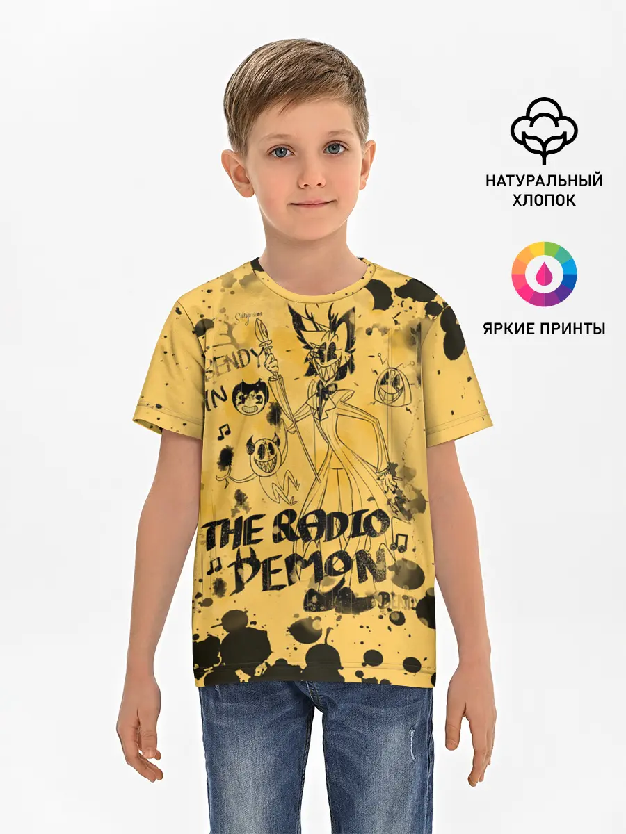Детская базовая футболка / Hazbin Hotel