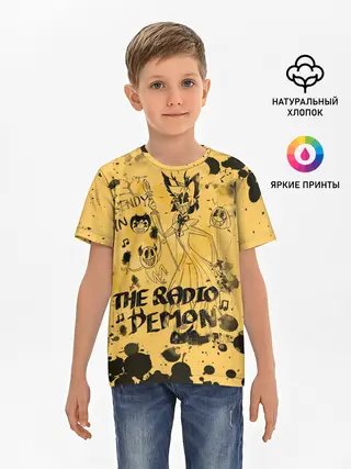 Детская базовая футболка / Hazbin Hotel
