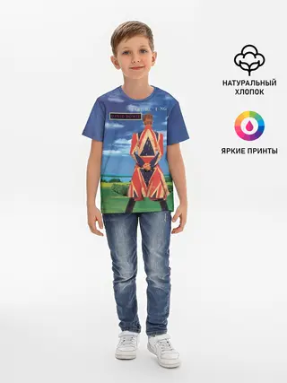 Детская базовая футболка / Earthling - David Bowie