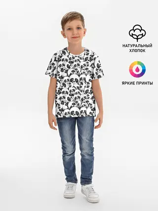 Детская базовая футболка / ПАНДОЧКИ