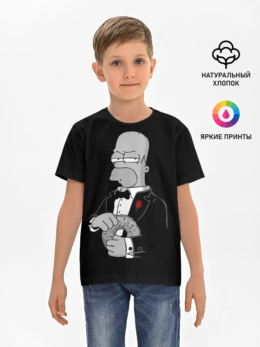 Детская базовая футболка / Гомер