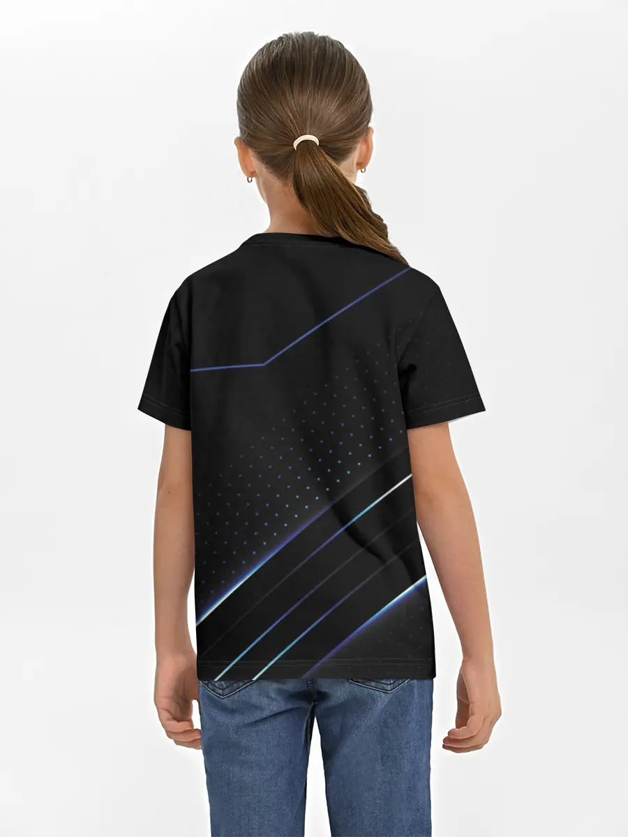 Детская базовая футболка / Volvo, полоски