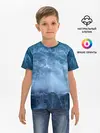 Детская базовая футболка / океан
