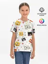 Детская базовая футболка / Котики с лапками