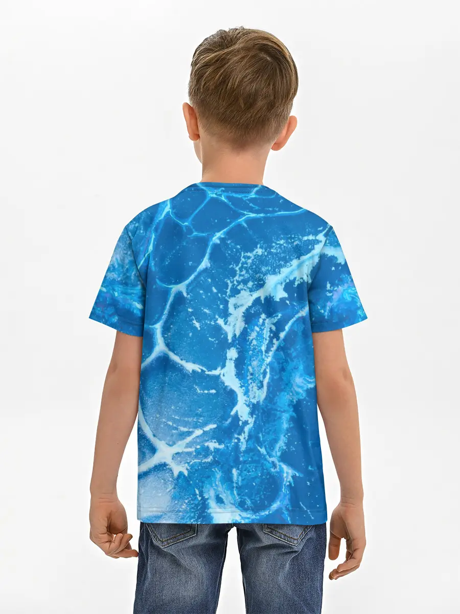 Детская базовая футболка / Ледяной