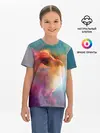 Детская базовая футболка / КОСМИЧЕСКИЙ КОТ