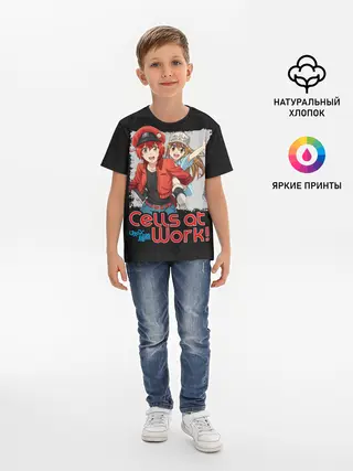 Детская базовая футболка / Эритроцит и тромбоцит