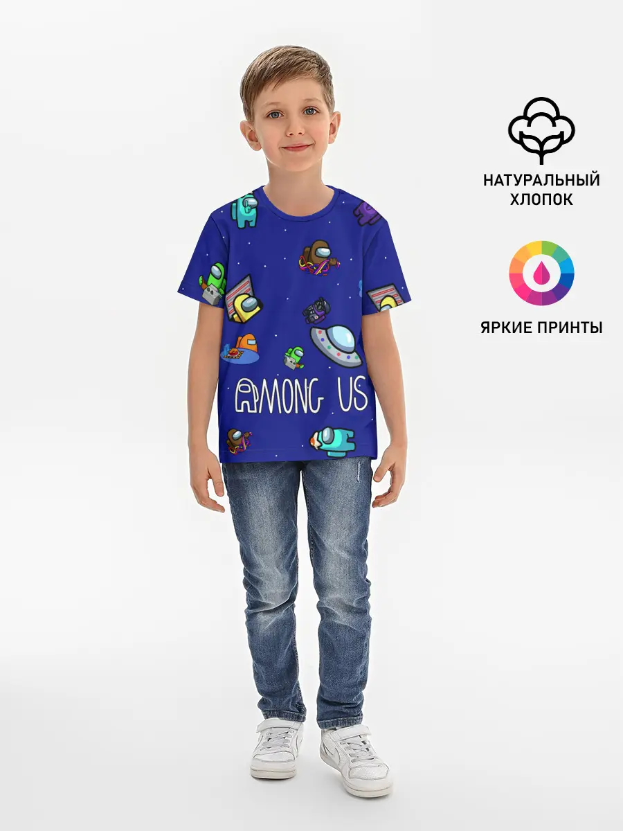 Детская базовая футболка / Among Us | Game