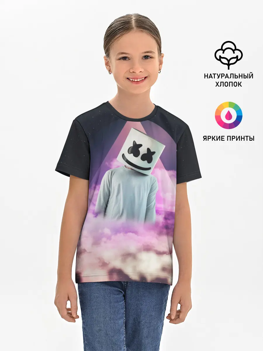 Детская базовая футболка / Marshmallow