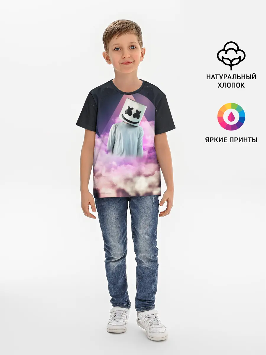 Детская базовая футболка / Marshmallow