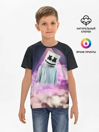 Детская базовая футболка / Marshmallow