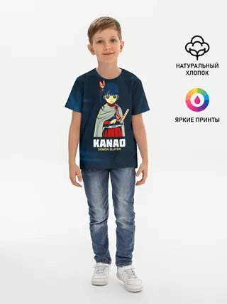 Детская базовая футболка / KANAO Demon Slayer