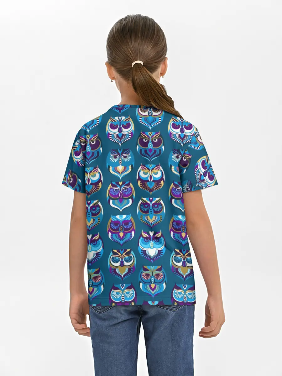 Детская базовая футболка / Совы