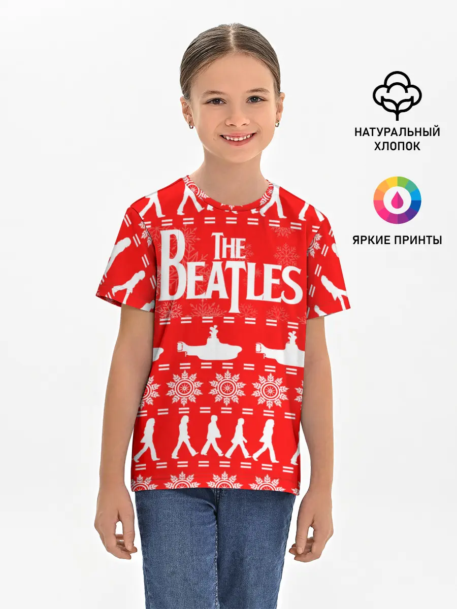 Детская базовая футболка / The Beatles