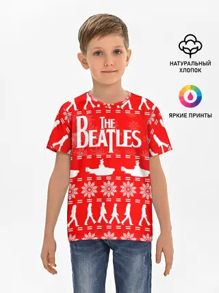 Детская базовая футболка / The Beatles