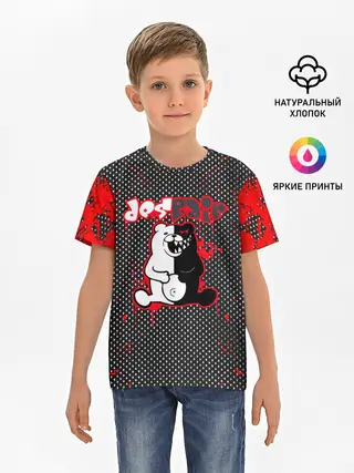 Детская базовая футболка / МЕДВЕДЬ МОНОКУМА