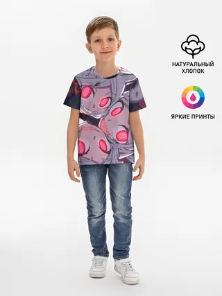 Детская базовая футболка / МИЛЫЕ КОШЕЧКИ