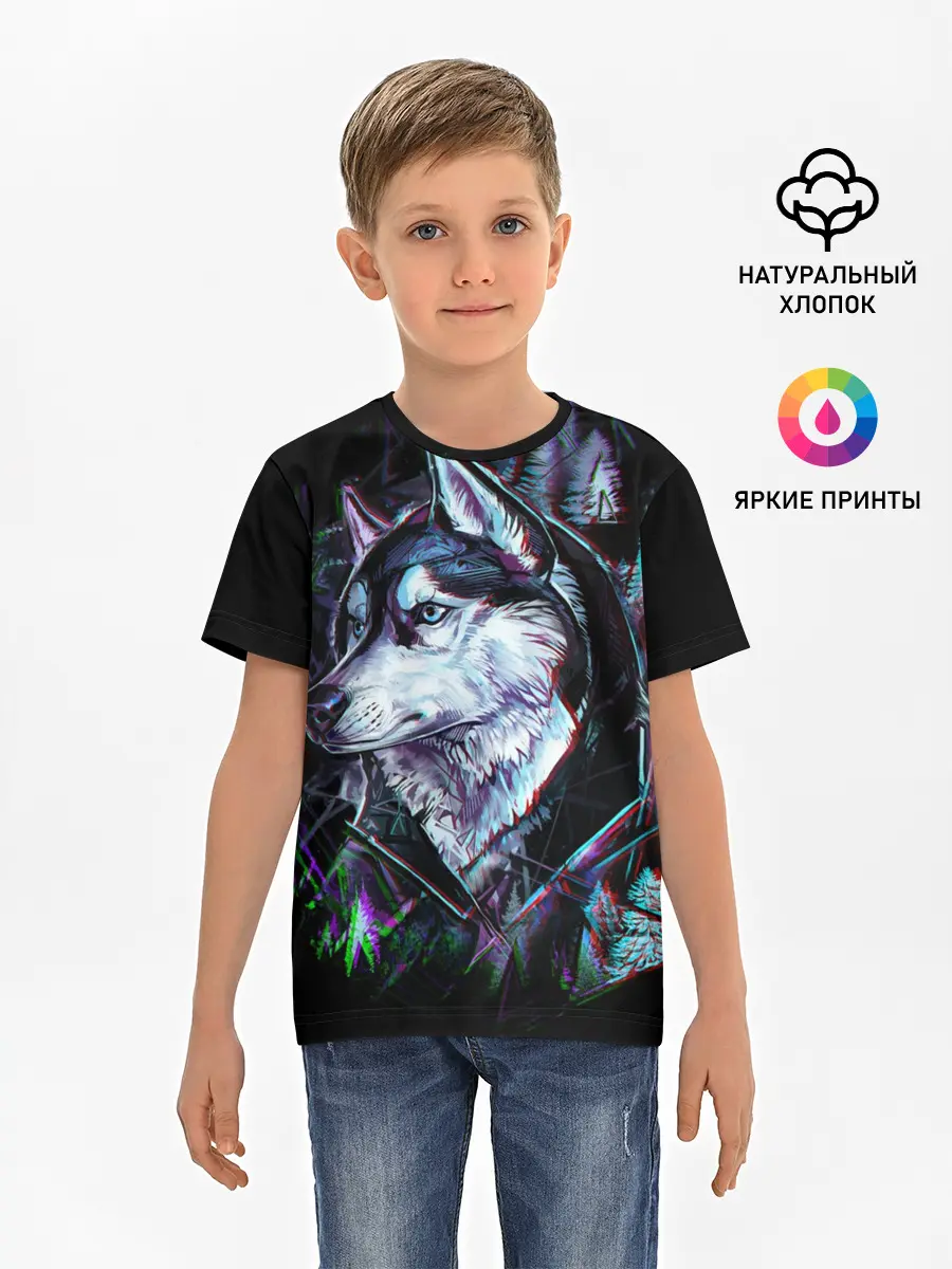 Детская базовая футболка / Хаски