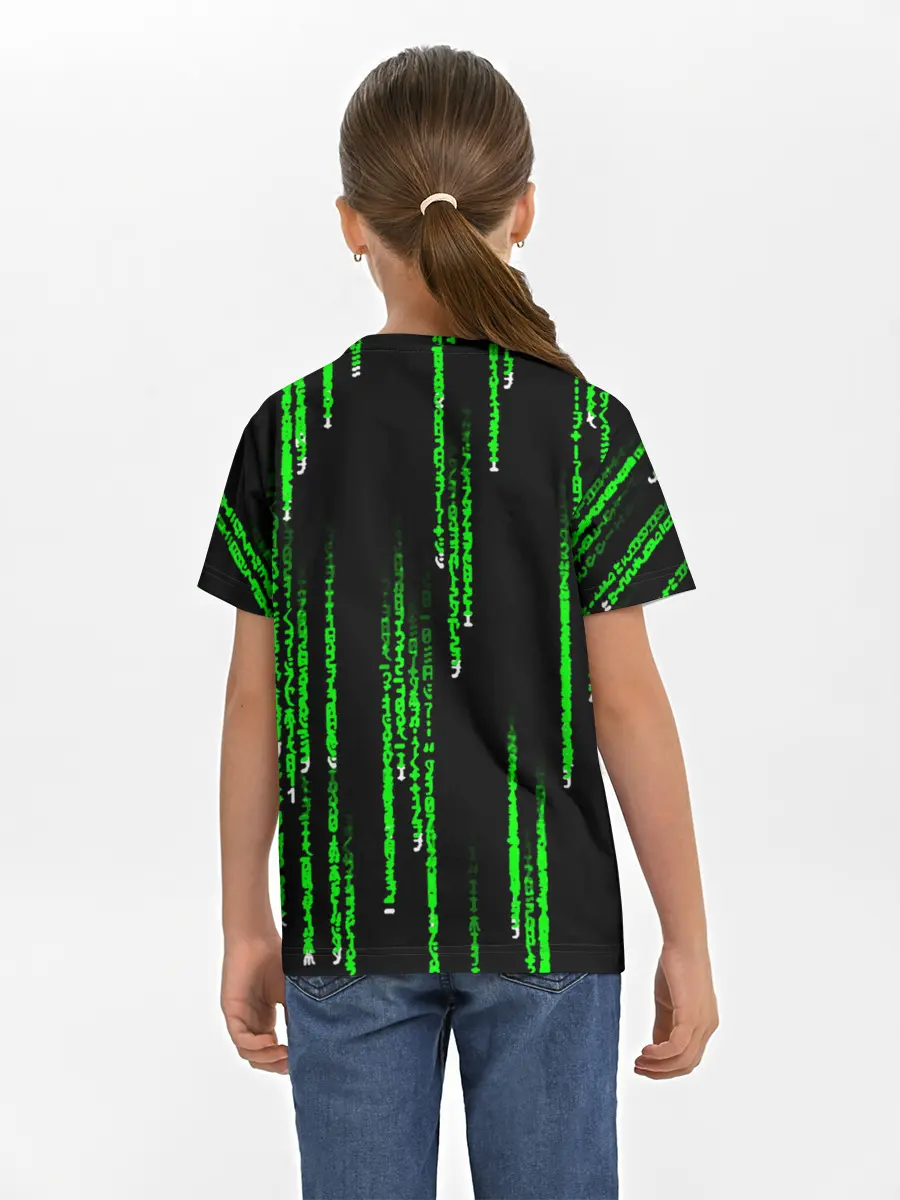 Детская базовая футболка / МАТРИЦА