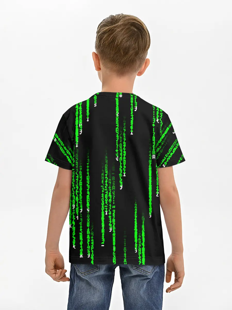 Детская базовая футболка / МАТРИЦА