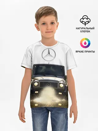 Детская базовая футболка / Mercedes