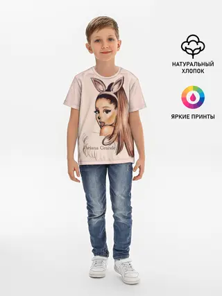 Детская базовая футболка / Ariana Grande
