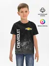 Детская базовая футболка / Chevrolet, gray