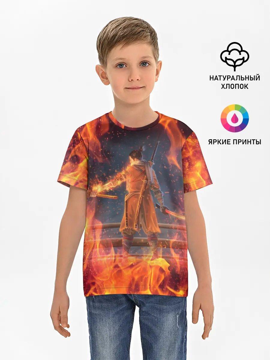 Детская базовая футболка / Warrior | Sekiro shadows die twice