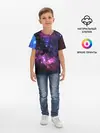 Детская базовая футболка / Космическое небо
