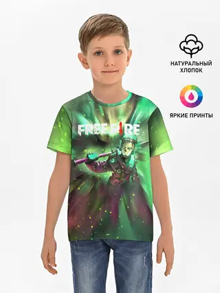 Детская базовая футболка / FREEFIRE | Battlegrounds