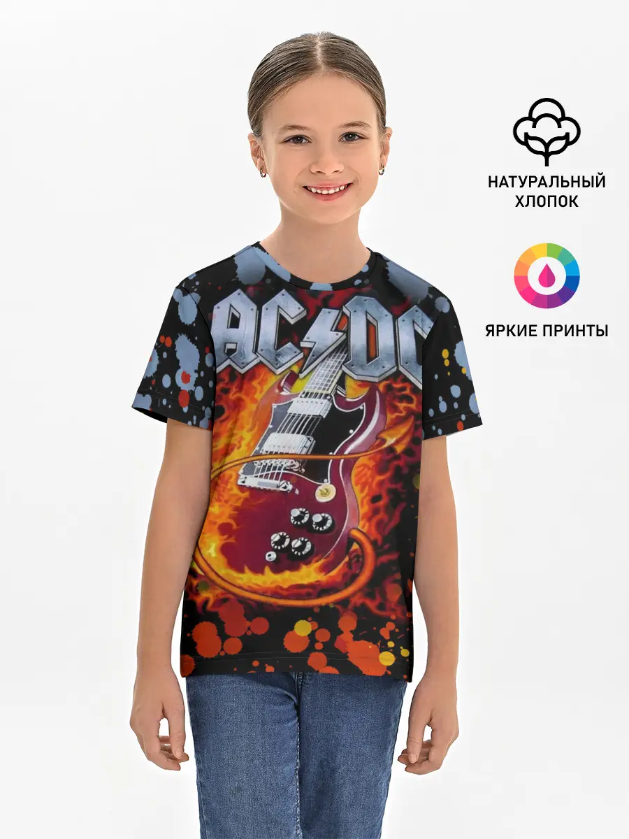 Детская базовая футболка / AC/DC