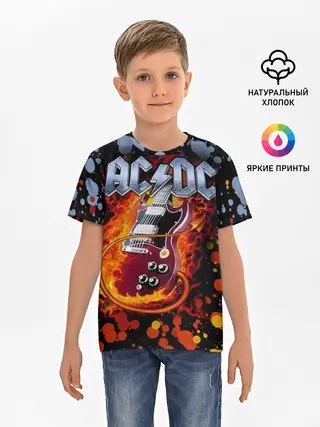 Детская базовая футболка / AC/DC