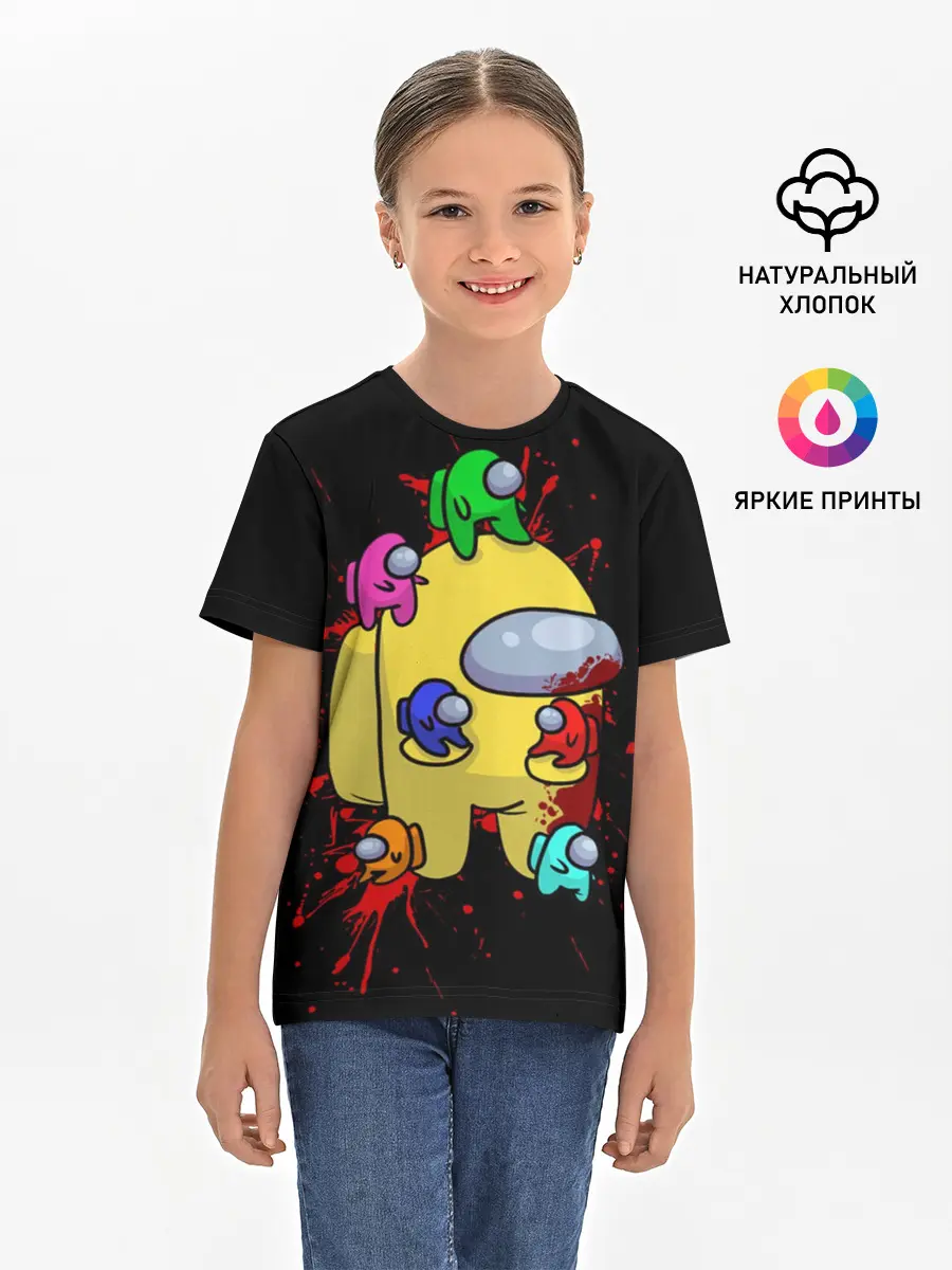 Детская базовая футболка / Among Us | Амонг Ас