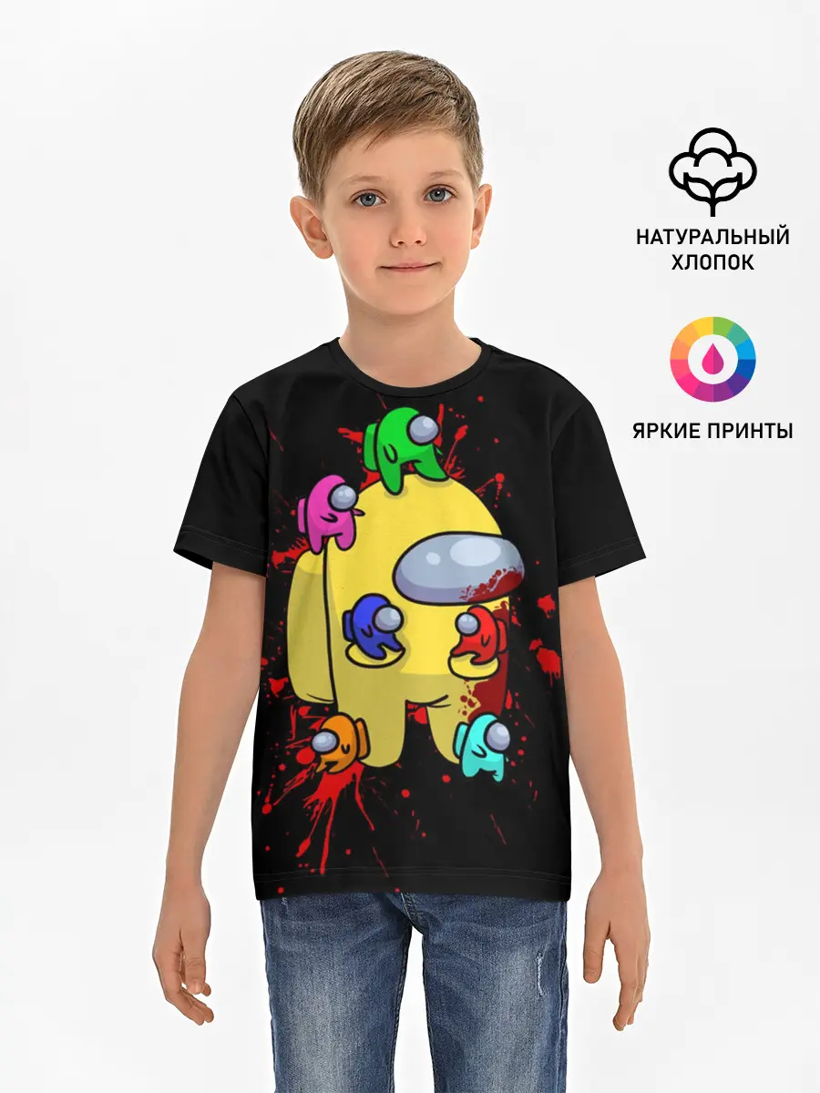 Детская базовая футболка / Among Us | Амонг Ас