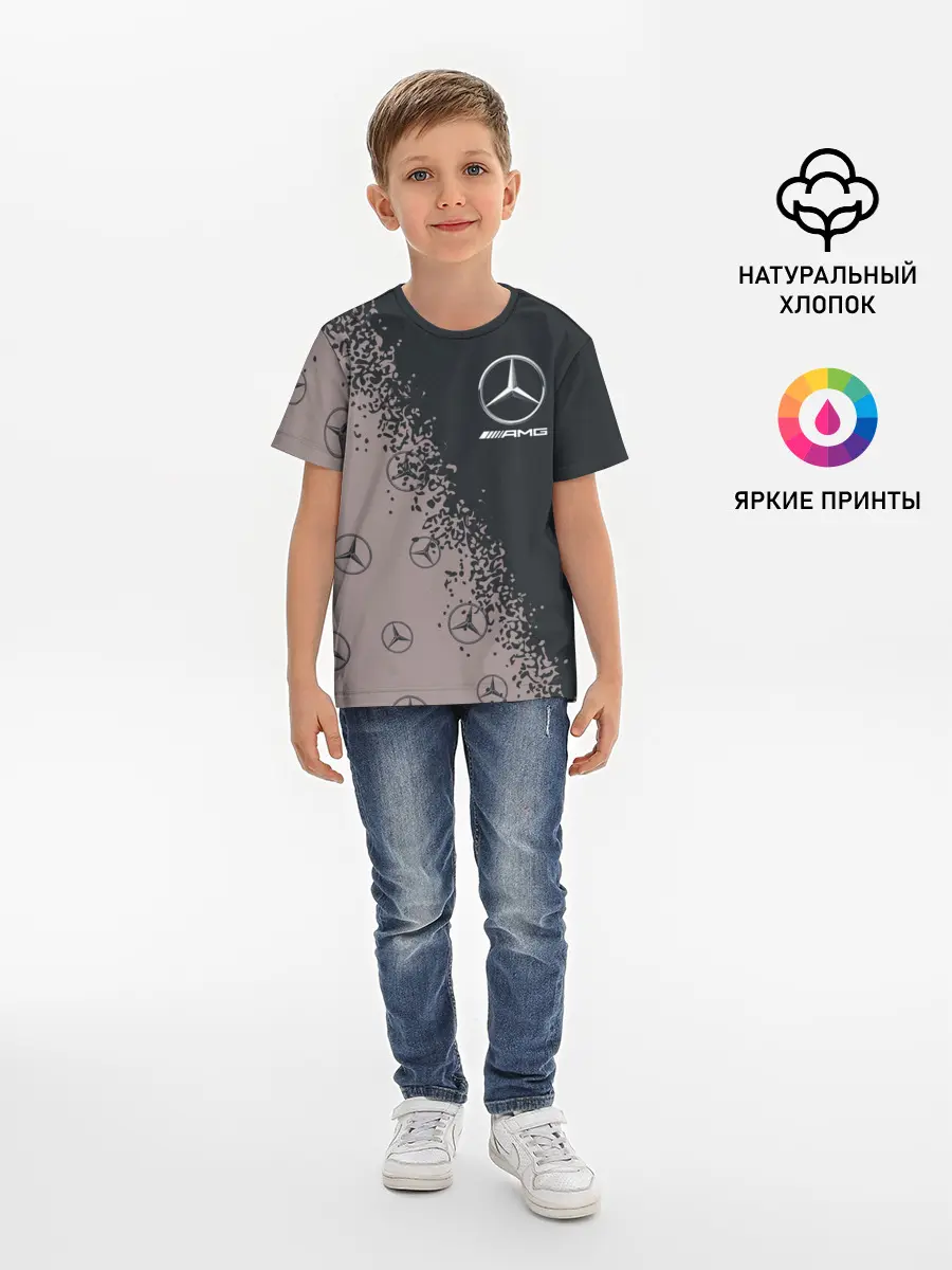Детская базовая футболка / MERCEDES / МЕРСЕДЕС