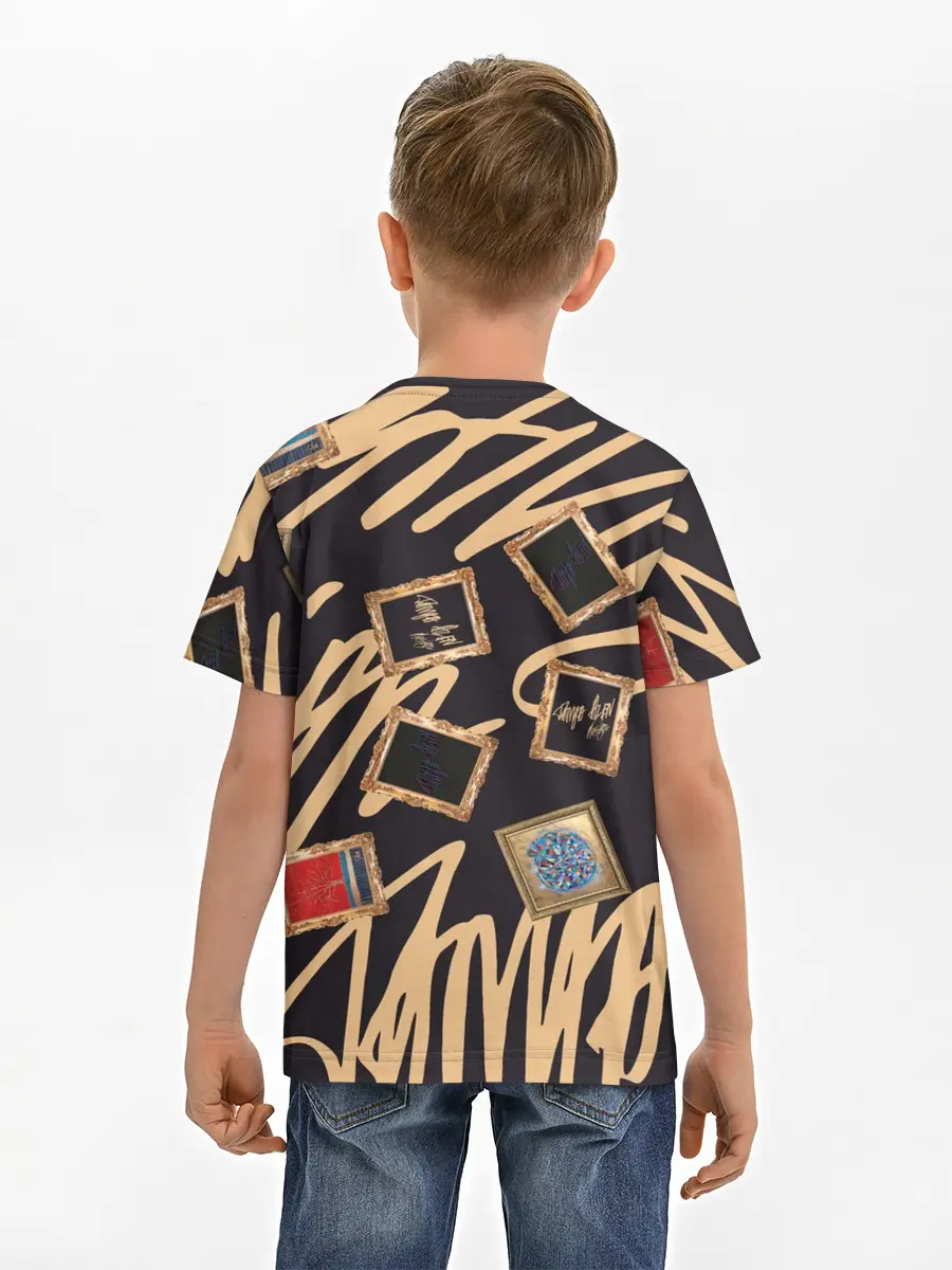 Детская базовая футболка / Street glamour