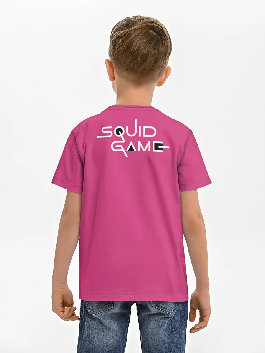 Детская базовая футболка / Игра в кальмара: логотип.