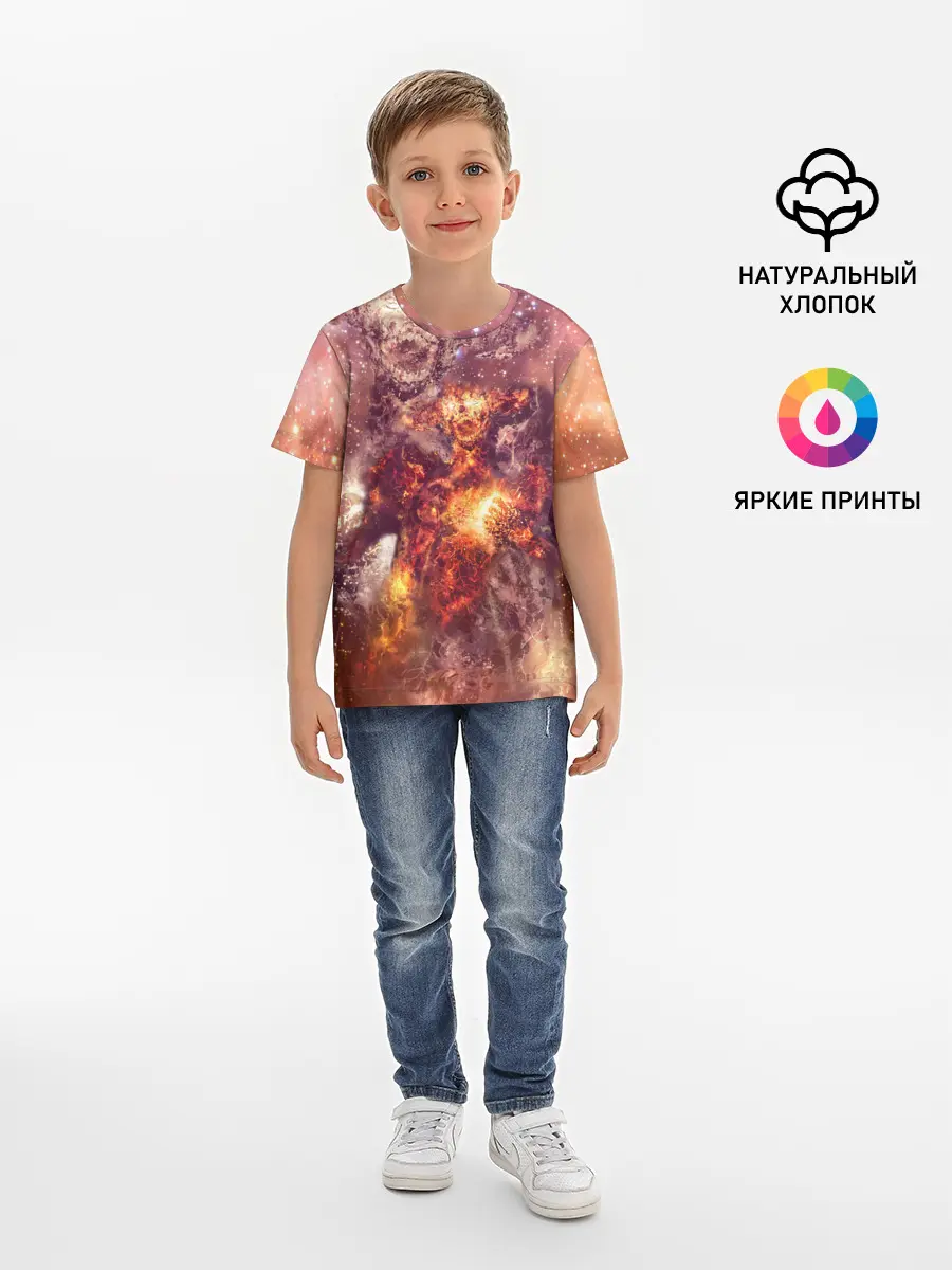 Детская базовая футболка / ДЬЯВОЛ | GALAXY DIABLO